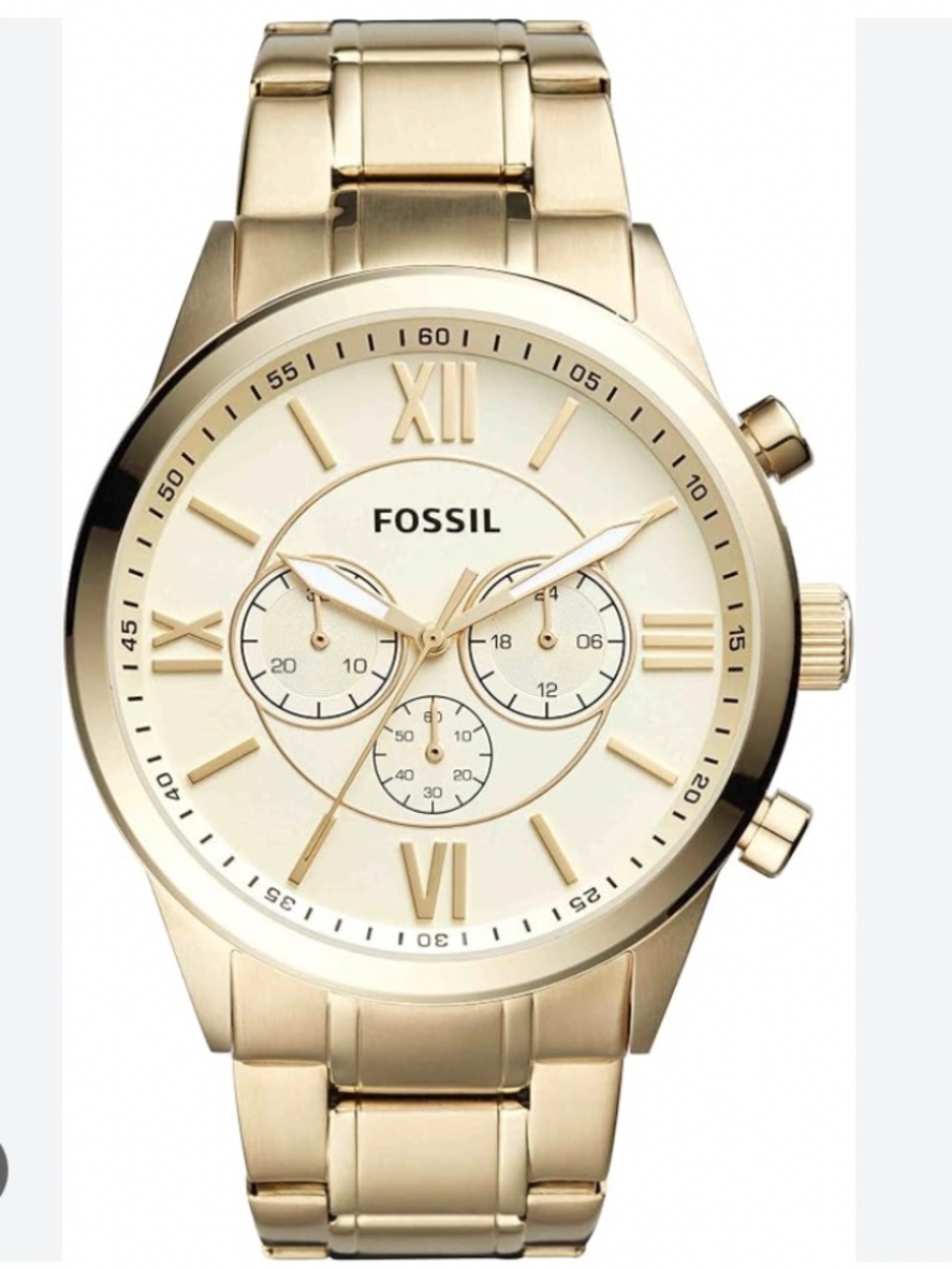 Fossil Stella AM4510 Gold-Tone Multifunction Watch | Excellent Condition